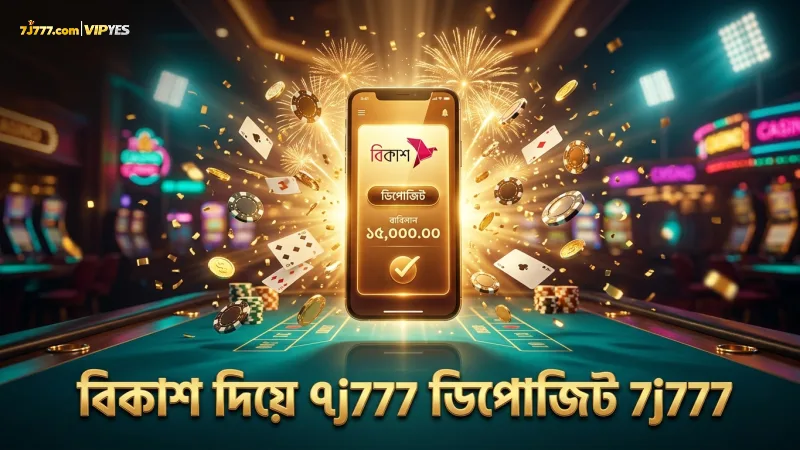 বিকাশ দিয়ে ৭j777 ডিপোজিটে সফল লেনদেনের ধাপগুলো