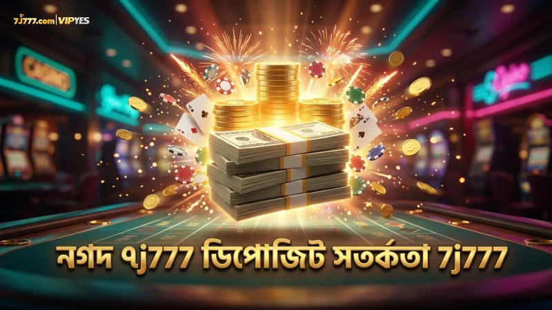 নগদ ব্যবহার করে ৭j777 ডিপোজিটের সময় সচেতনতা জরুরি