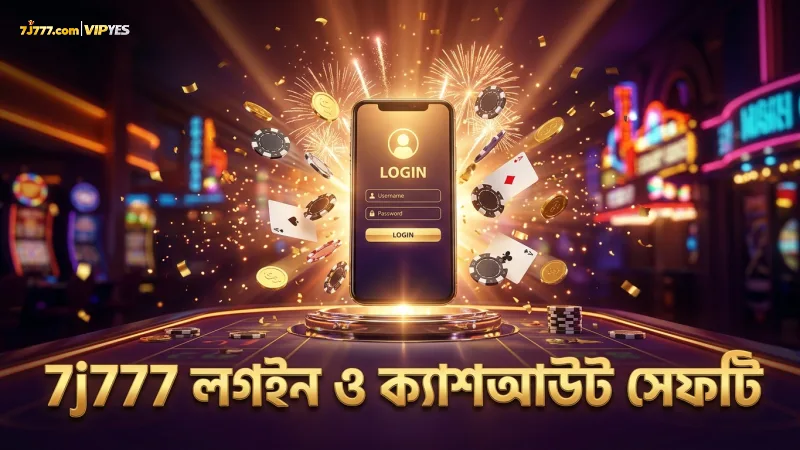 7j777 লগইন ও সঠিক ক্যাশআউট পদ্ধতি নিশ্চিত করা হয়।