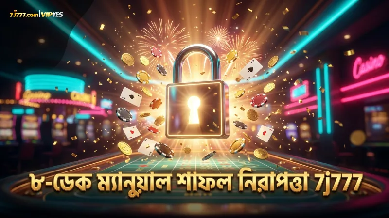 ৮-ডেক ম্যানুয়াল শাফল ব্ল্যাকজ্যাক ভিআইপি টেবিলের নিরাপত্তা বাড়ায়