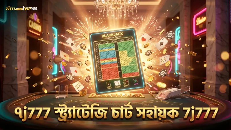 ৭j777 বেসিক স্ট্র্যাটেজি চার্টে সঠিক স্ট্যান্ড ও হিট নির্বাচন গুরুত্বপূর্ণ