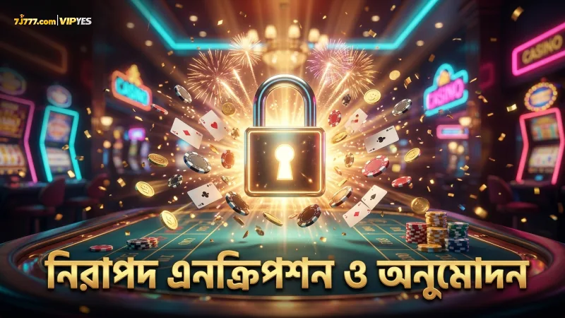 বুকমেকারের অনুমোদন ও নিরাপদ এনক্রিপশন ব্যবহার করুন