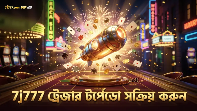 7j777 এর ট্রেজার টর্পেডো দিয়ে জ্যাকপট সক্রিয় করুন সহজে