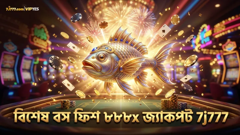 বিশেষ বস ফিশের সাহায্যে ৮৮৮x জ্যাকপট মেরে বড় জয় অর্জন করুন