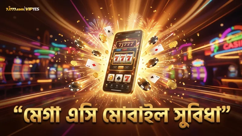 মেগা এসি মোবাইল খেলার সময় দ্রুত লোডিং ও সহজ নেভিগেশন।