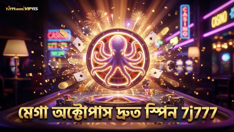 মেগা অক্টোপাস বোনাস রাউন্ডে দ্রুত স্পিনের সুবিধা