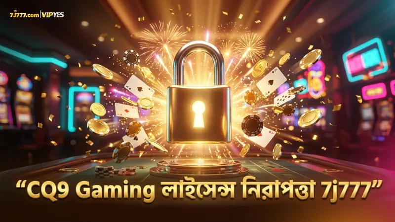 ওশান কিং 3 গেমের নিরাপত্তায় CQ9 Gaming এর লাইসেন্স গুরুত্বপূর্ণ।