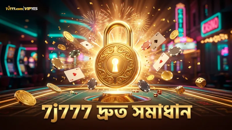 বাজি ত্রুটি ও সমস্যার দ্রুত সমাধানে 7j777 সহায়ক।