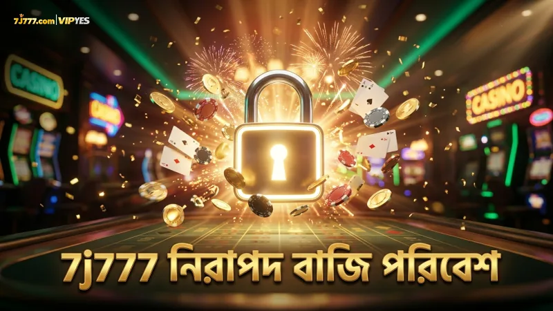 7j777 প্ল্যাটফর্মে বাজি ধরার সময় নিরাপত্তা নিশ্চিত।